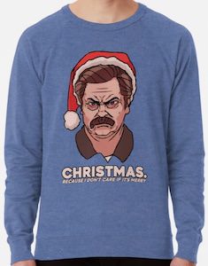 Ron Swanson Don't Care If It's Merry Christmas sweater