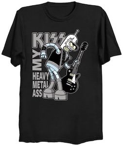 Bender Kiss My Metal Ass T-Shirt