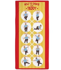 Dancing Teddy Beach Towel