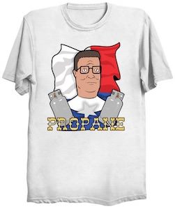 King Of the hill Hank Hill Propane T-Shirt