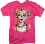 harley quinn red and blue pants