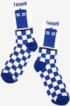 Doctor Who Blue And White Tardis Socks