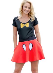 Minnie Mouse Bodysuit And Skirt