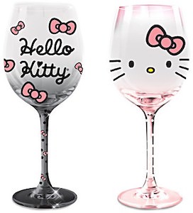 Hello Kitty Wine Glasses