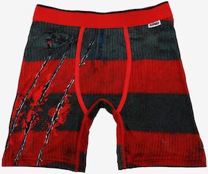 Nightmare On Elm Street Striped Boxers