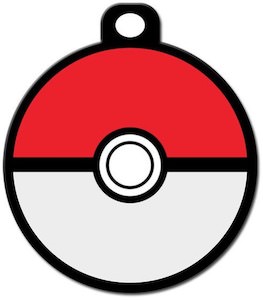 Poke Ball Pet ID Tag