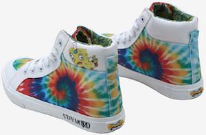 SpongeBob Tie Die Hi-Top Sneakers