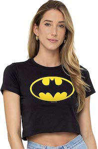 Batman Symbol Crop Top