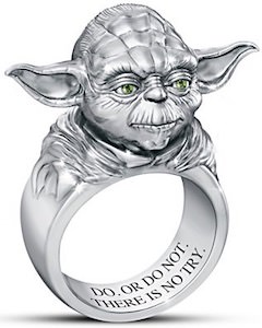 Sculptured Yoda Ring