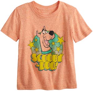 Kids Orange Scooby-Doo T-Shirt