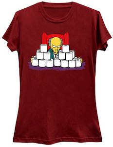 Mr. Burns Toilet Paper T-Shirt
