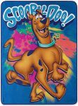 Paint Splatter Scooby-Doo Blanket