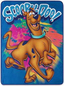 Paint Splatter Scooby-Doo Blanket