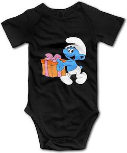 Smurf Present Baby Bodysuit