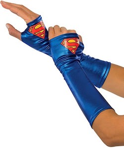 Supergirl Costume Gloves