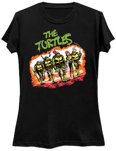 TMNT The Turtles And April T-Shirt