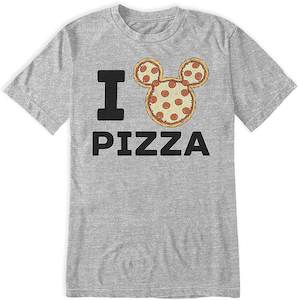 Mickey I Love Pizza T-Shirt