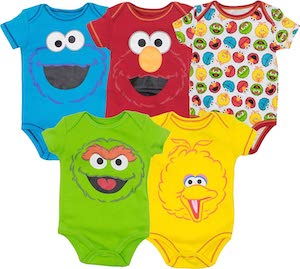 Sesame Street Baby Bodysuit Set