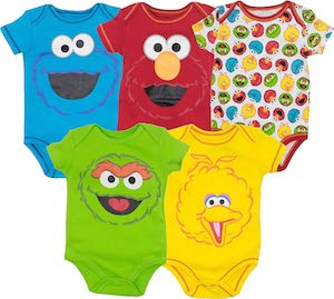 Sesame Street Baby Bodysuit Set