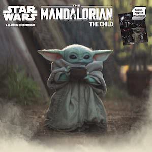 Star Wars 2021 Baby Yoda Wall Calendar