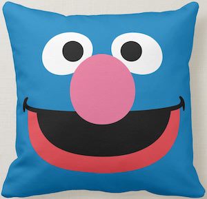 Sesame Street Grover Throw Pillow