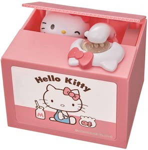 Hello Kitty Stealing Coin Money Bank