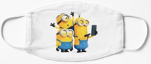 Despicable Me Minion Selfie Face Mask