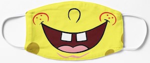 SpongeBob Smile Face Mask