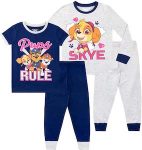 2 Girls PAW Patrol Pajama Sets