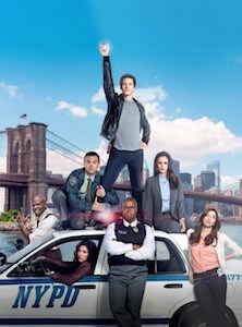 Brooklyn Nine-Nine Police Car And Cast Poster