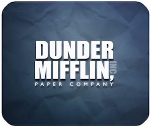 Dunder Mifflin Logo Mousepad