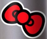 Hello Kitty Bow Sticker