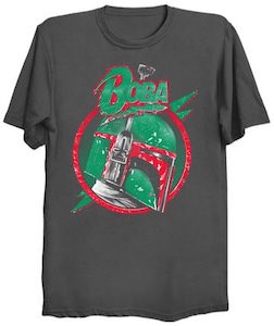 Star Wars Boba Fett Sticking His Head Out T-Shirt