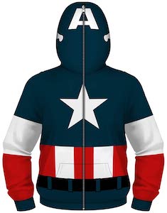 Marvel Kids Captain America Costume Hoodie