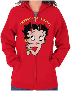 Mega Yacht Betty Boop Hoodie - For Men or Women 