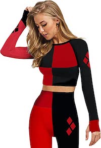 Harley Quinn Workout Top